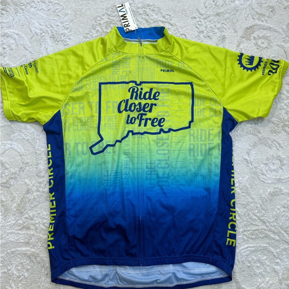 Primal Men’s 2XL Ride‎ Closer to Free Cycling Jersey NWT